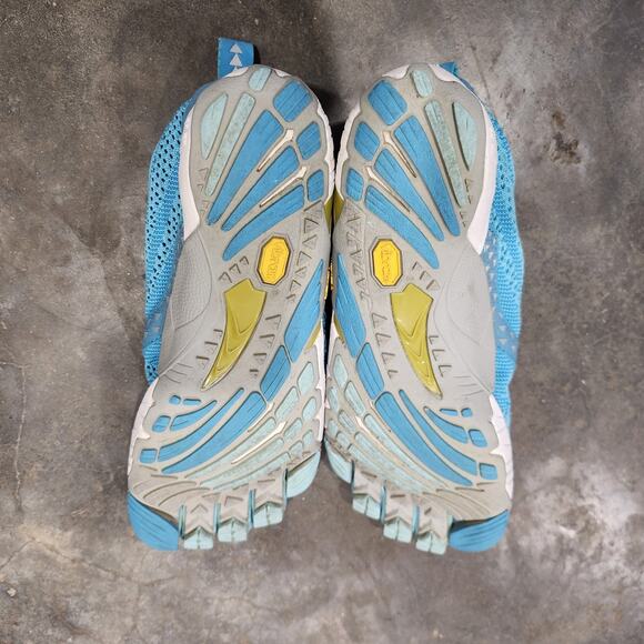 Vibram Womens Five Fingers KMD EVO Shoe Blue/Yellow Sz 38 EU/7-7.5 US Excellent - Picture 6 of 8